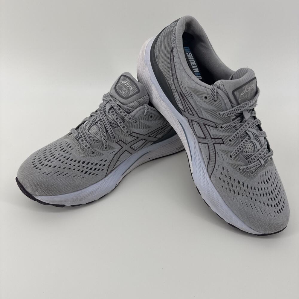 ASICS Women's Light Grey Mesh Running Sneakers
